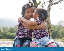 two little girls kissing|Two Girls Kissing Little Angry Boy on the Light Background Stock Photo -  Image of happy, caucasian: 48255606