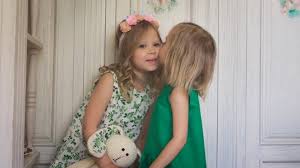 two little girls kissing|Two Little Girls, Sisters, Hugging and Kissing on a Bench in the Evening  Sunlight - Sisters` Bond and Love Stock Photo - Image of friends,  daughters: 194108592