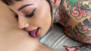 Tattooed lesbian threesome with no toys jpg x Lesbian tattoos