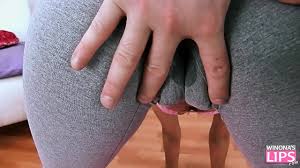 Cameltoe in grey yogapants touching teen pussy jpg x Yoga pants cameltoe