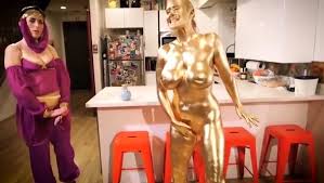 Gold paint dildo japanese funny porn xhamster jpg x Gold paint