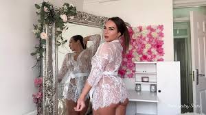 I on transparent dress in fitting room with open curtain people are passing naked in public jpg x Open dress