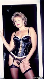 Dana in vintage purple corset with girdle hun jpg x Vintage corset