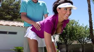 Sexy brunette play golf jpg x Sexy golf