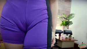 Girl in yoga pants teases fat cameltoe pussy outdoors jpg x Fat cameltoe