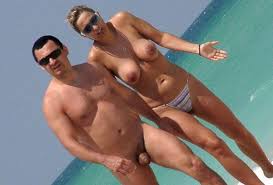 Horny lesbian family fools around at the nude beach jpg x Nude beach family