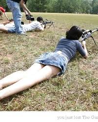 Hung cock at the gun range jpg x Shooting guns