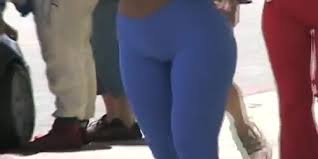 Fit ebony ass in pink leggings jpg x Candid leggings