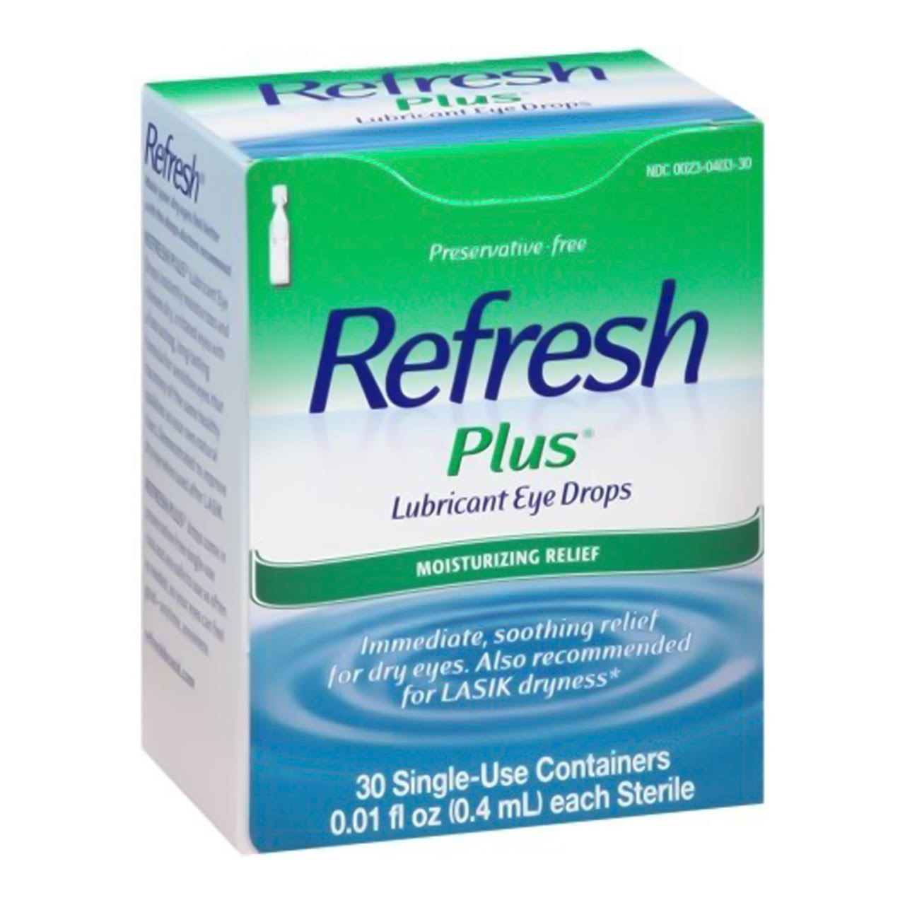 Refresh Relieva PF Eye Drops, Preservative-Free, Lubricant - 0.33 fl oz