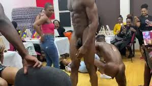 Black sexy male stripper jacks off on stage gay porn video jpg x Black male stripper