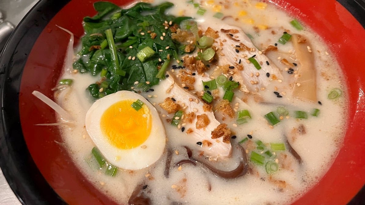Lifting Noodles Ramen by null