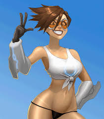 Butcha u tracer overwatch blizzard gif x Tracer gif