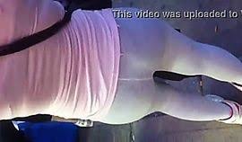 Candid fat ass walking on leggings jpg x Candid leggings
