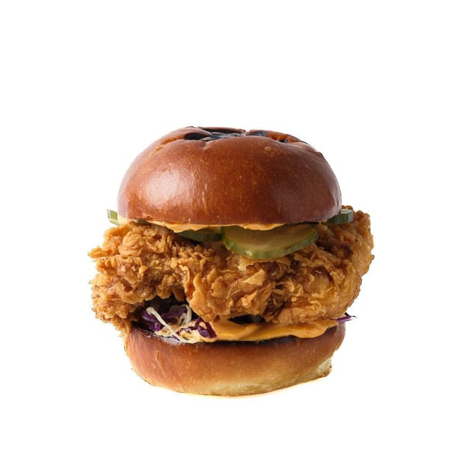 Burgers & Half Bottles by null