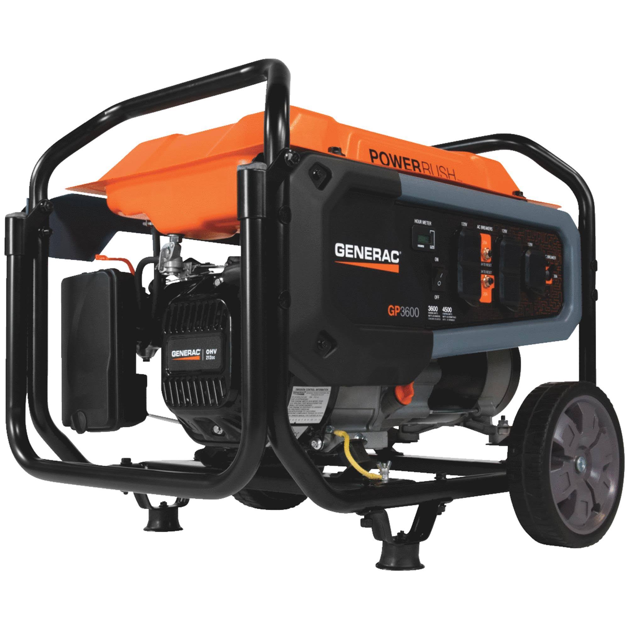 Generac 7677 Portable Generator - 4500w