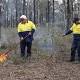 Large scale burn off under way north of Bendigo 