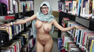 Stripping in the library miakhalifa jpg x Mia khalifa library