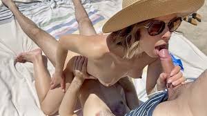 Naked bitch with huge tits sucks cock in public a local beach jpg x Public beach huge tits