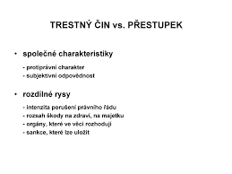 trestný čin|Trestný čin, zločin nebo přečin? | mylaw