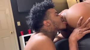 Nasty slut gives black guy rimjob and does anal jpg x Rimming black man