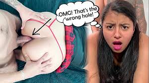 Step daughter painal daddy girl whimpers as step father fucks her ass wrong hole creampie jpg x Wrong hole