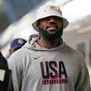 Olympische Spiele: LeBron James auf fast leerer Tribüne beim ...