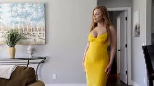 Tracey yellow dress anal and vaginal finger insertion jpg x Yellow dress