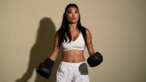 Image of female boxer boxing ring boxing gloves topless sweaty png x Female boxing