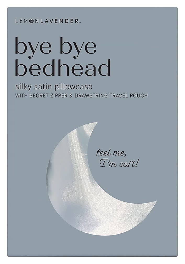 Lemon Lavender Moonlight Satin Pillowcase
