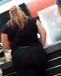 Candid fat ass walking on leggings jpg x Candid spandex