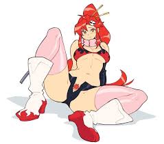 Yoko littner tengen toppa gurren lagann drawn onigiri ocelot danbooru gif x Yoko littner tengen toppa gurren