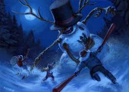 evil snowman