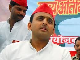 Akhilesh Yadav met with angry protests in.