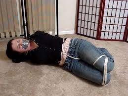 Snoop tied up and gagged with her pants pulled down jpg x Girls tied up in jeans