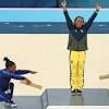 Andrade upsets Biles on floor to become most decorated Brazilian ...