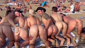 Alexander ortega borja gets his big cock out at the beach jpg x Nude beach gay sex