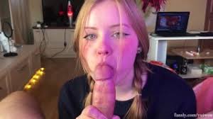 Sexy chrissy gives great eye contact while sucking cock jpg x Girl loves sucking cock