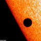 Mercury a black speck as it makes rare transit of sun Monday 