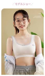 ジュニア下着モデル|ブランド登録なし ファーストブラ ブラジャー 綿100% キッズ ジュニア 子供 ブラ 140cm〜165cm (女の子 下着 肌着 カップ付き  インナー ハーフトップ 白) : すててこねっと ヤフー店 - 通販 - Yahoo!ショッピング