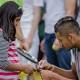 Nick Kyrgios king of the kids in Canberra with controversy forgotten at Tennis ... 