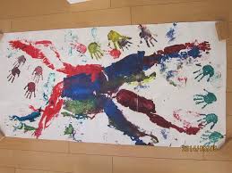 子供　人拓|造形の時間 | こととも保育園