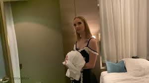 Cute naive hotel maid was tricked into fucking a fake porn producer jpg x Hotel maid