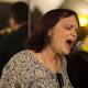 Singer belts out a fight song for cancer patients - including herself 