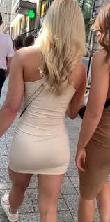 Blonde with tight dress jpg x Sexy tight dress