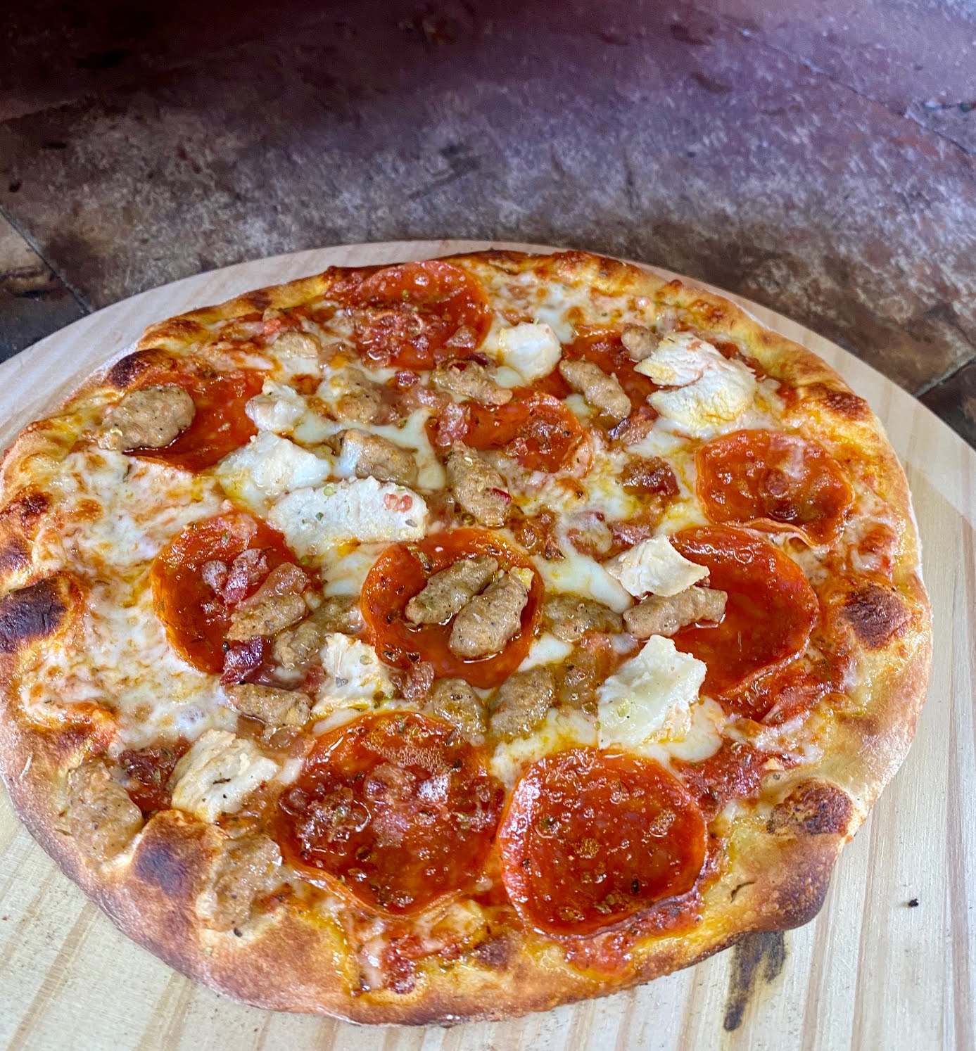 Blues Fired Pizza by null