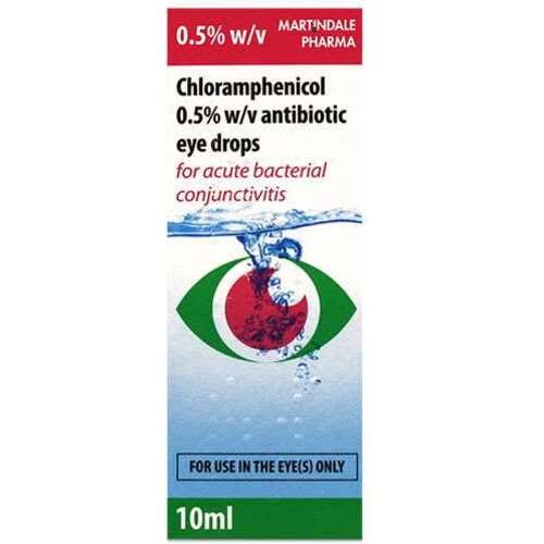 Chloramphenicol Eye Drops 0.5% w/v 10ml