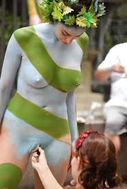 Painting tits and pussy jpg x Painted pussy