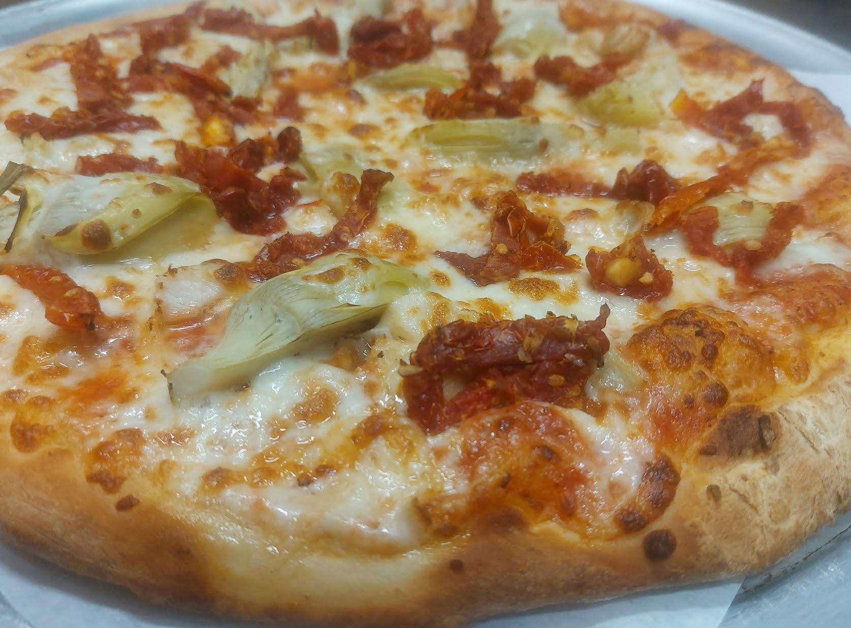 Asparagus Pizza by null