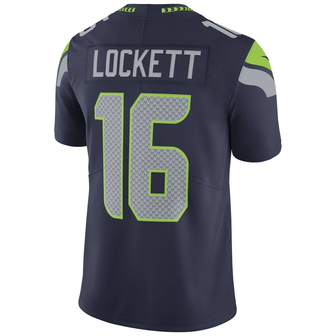 Men's Nike Tyler Lockett Navy Seattle Seahawks Vapor F.U.S.E.