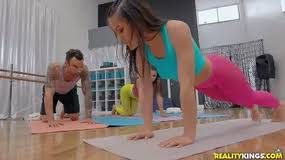Pervy yoga instructor makes the big booty latina shiver during hardcore sex jpg x Yoga master